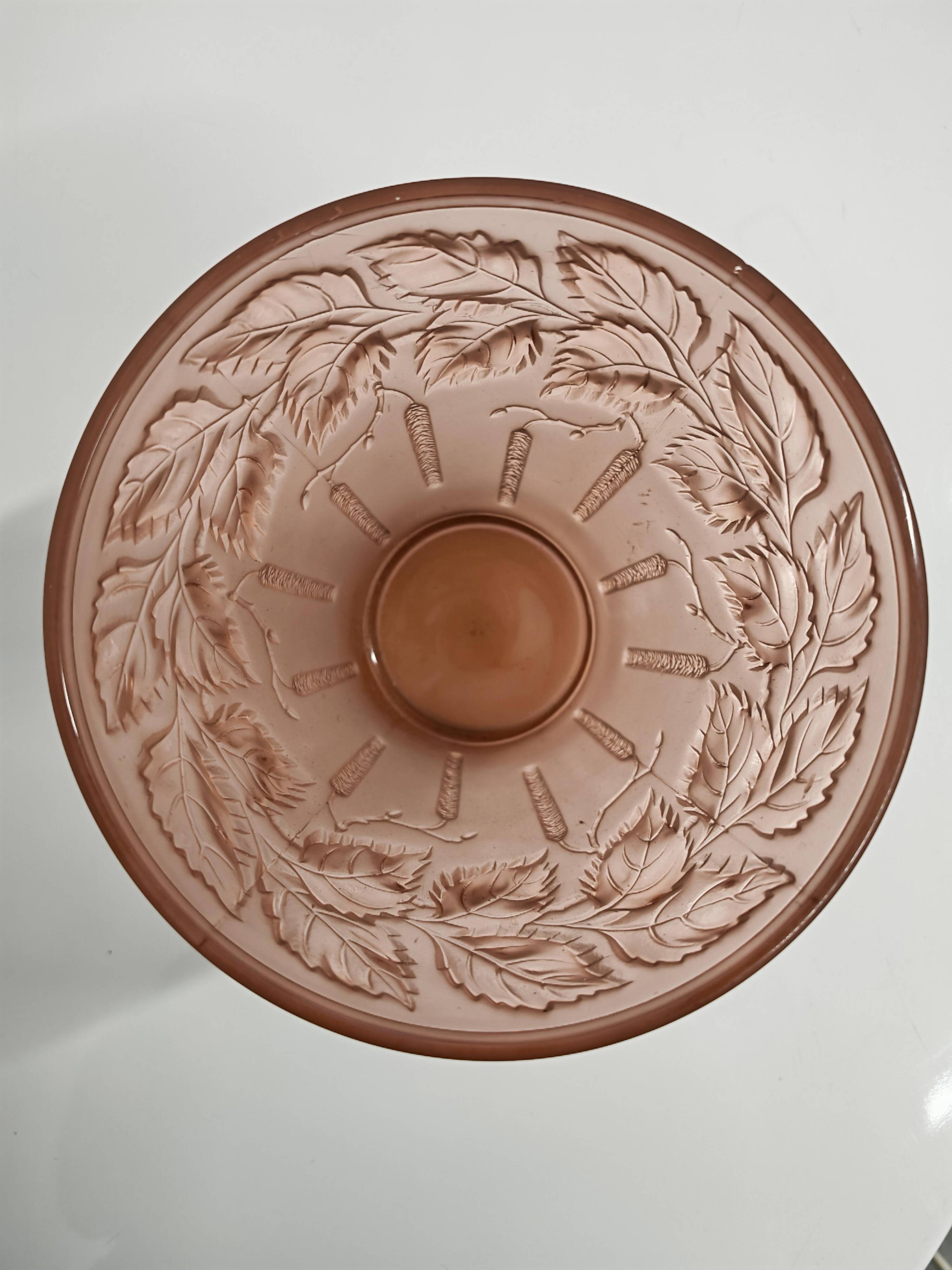 Art Deco vase "Birch" in glass by Josef Inwald, 1930s