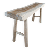 Small teak bench