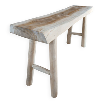 Small teak bench