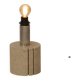 Pied de lampe de table en travertin par Fratelli Mannelli Italie c. 1970