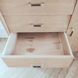 Small renovated vintage sideboard, Scandinavian style, 1950s-60s.