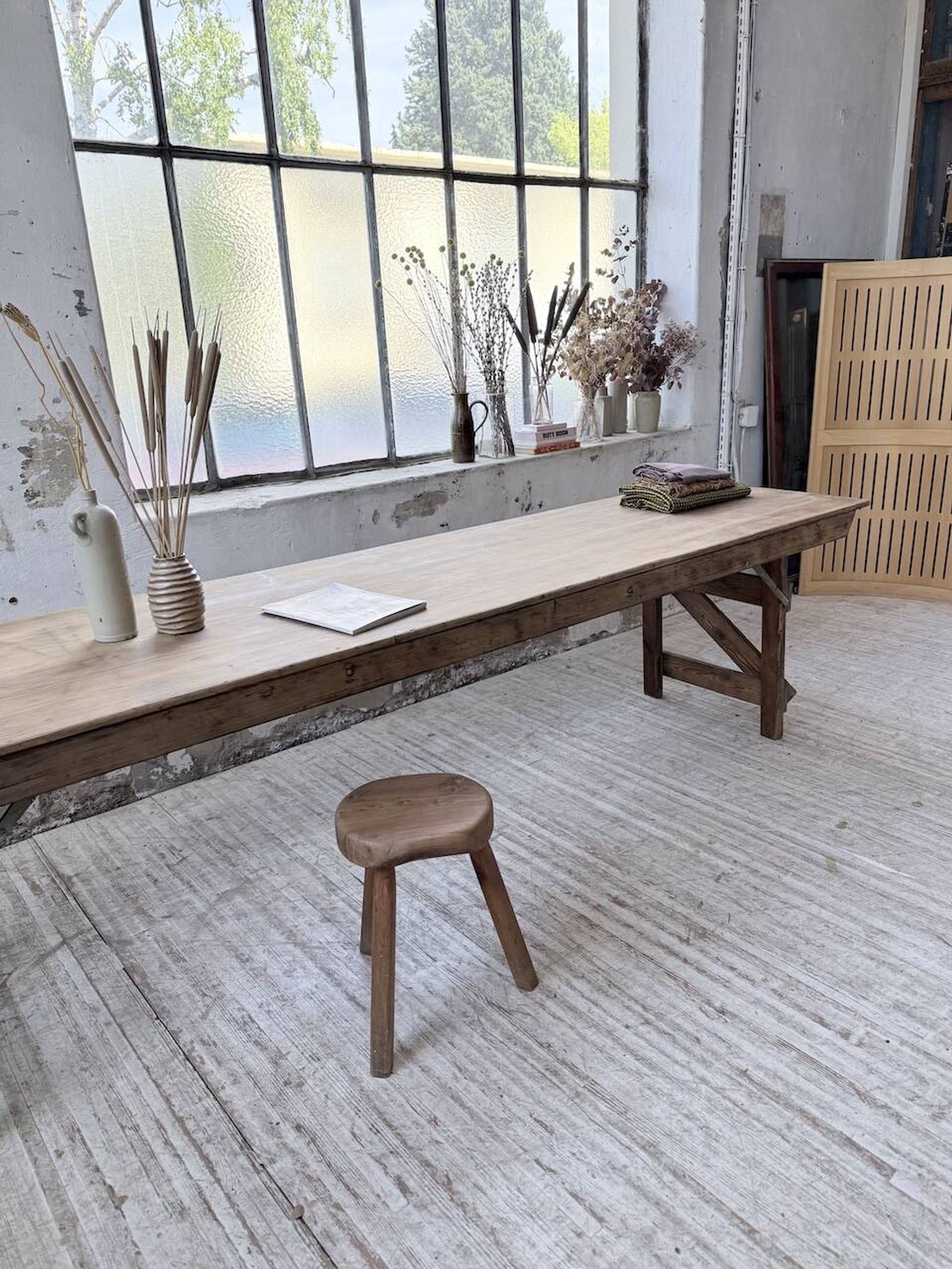 1950 XL folding farmhouse table in pine