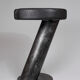Solid wood sculptural side table, original contemporary design, logniture