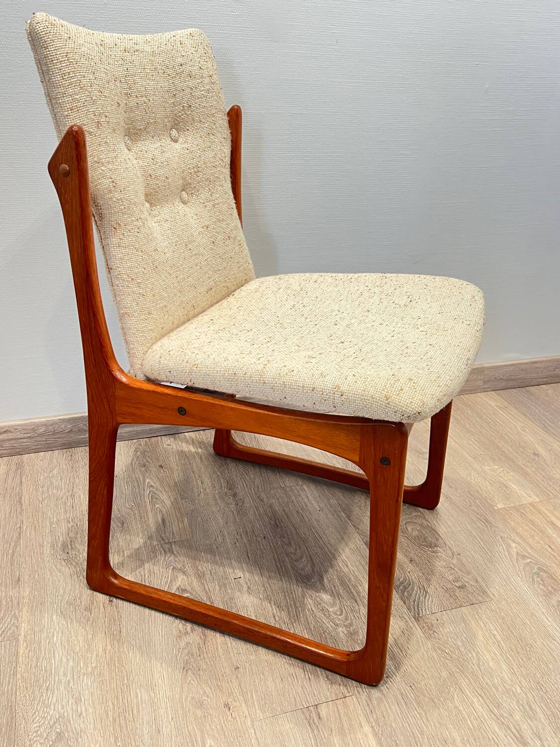 Set of 4 Scandinavian teak chairs by Vamdrup Stolefabrik