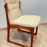 Set of 4 Scandinavian teak chairs by Vamdrup Stolefabrik