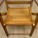 Foldable wooden armchair for child 60s