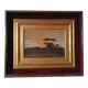 peinture à l'huile ancienne sur toile Ettore Cumbo Borgia fin 19ème siècle