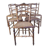 6 Art Nouveau chans chairs