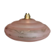 Vintage ball lamp saucer globe in chiseled glass