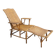 Chaise longue / fauteuil de repos en rotin