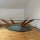 Table basse de Paolo Deganello modèle artifici de 1985
