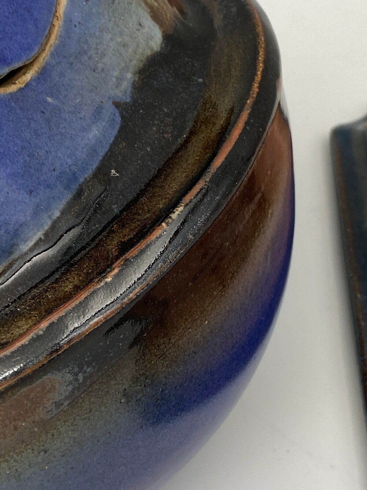 THEIERE VINTAGE PITCHER 1960 BLUE ZOOMORPH SIGNATURE TO IDENTIFY