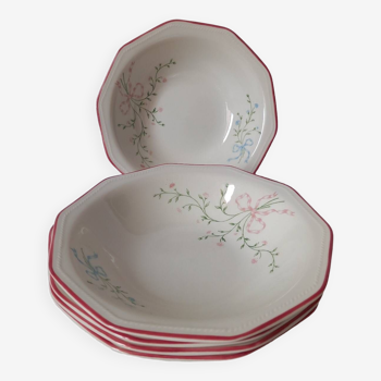 5 assiettes creuses the Chartwell collection