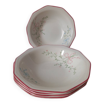 5 assiettes creuses the Chartwell collection
