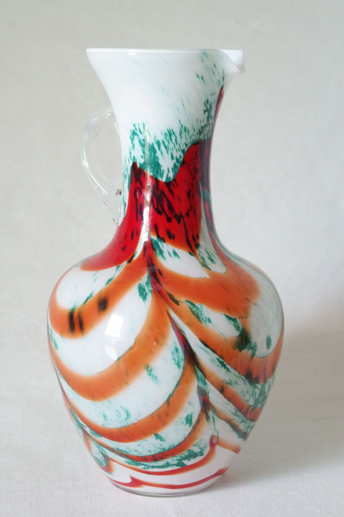 Vase vintage opaline Carlo Moretti