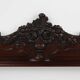 Antique sculpted oak frieze or wall ornament, France ca. 1900