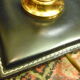 Lampe cuir et métal vintage