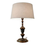 Lamp to table in red copper