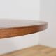 Table à manger ronde moderne du milieu du siècle, Danemark, années 1970