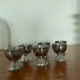 Coquetiers vintage en inox