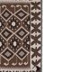 Vintage Turkish kilim, handwoven, 118x140 cm.