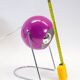 Space-age table lamp | purple and chrome | Vintage 70's