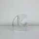 Vase soliflore en verre vintage