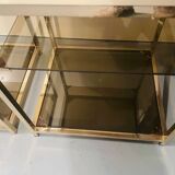 Hollywood Regency coffee table / end table dlg Guy Lefèvre circa 1970