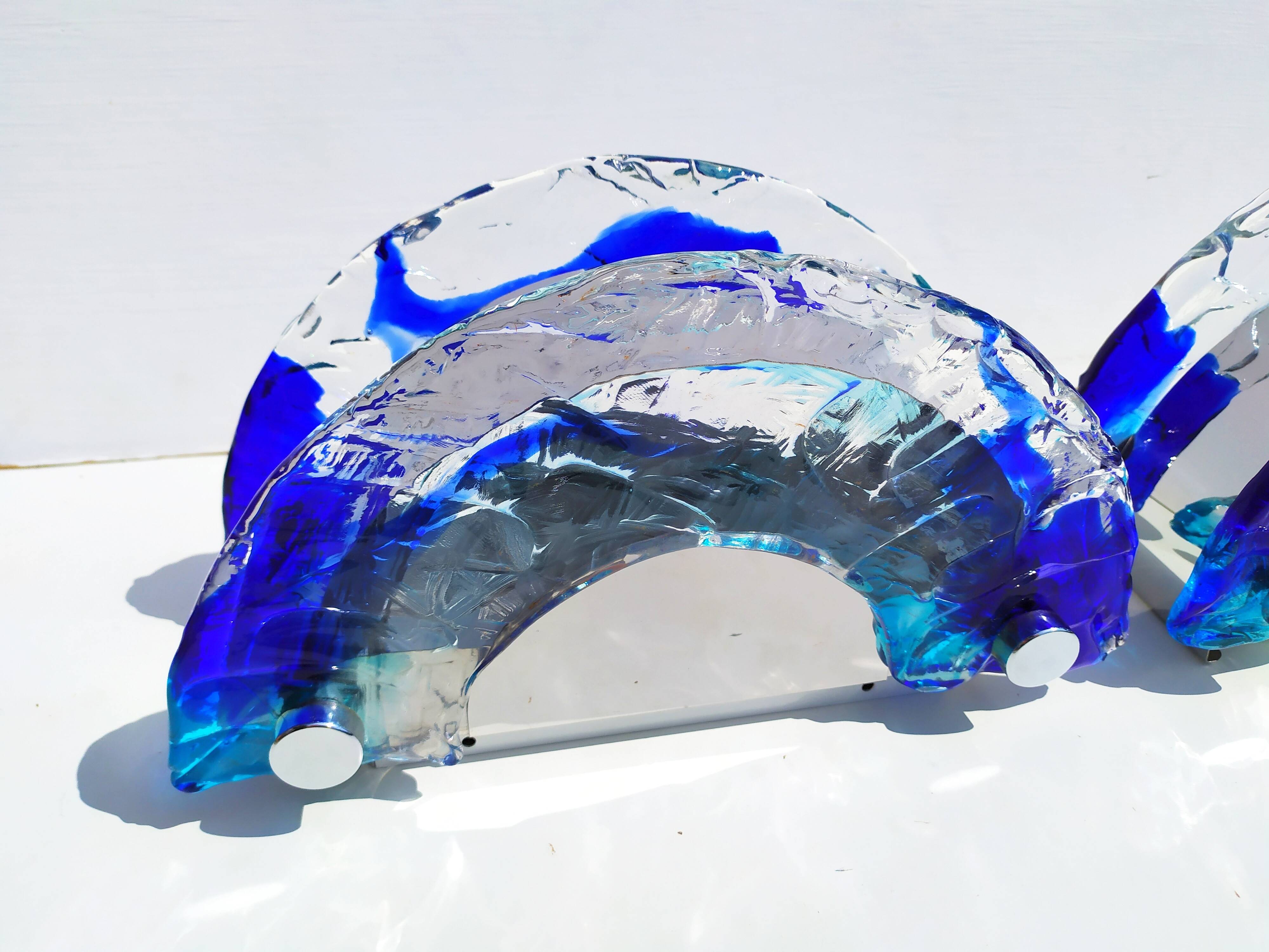 Murano wall lights La Murrina, set of two, 1980.