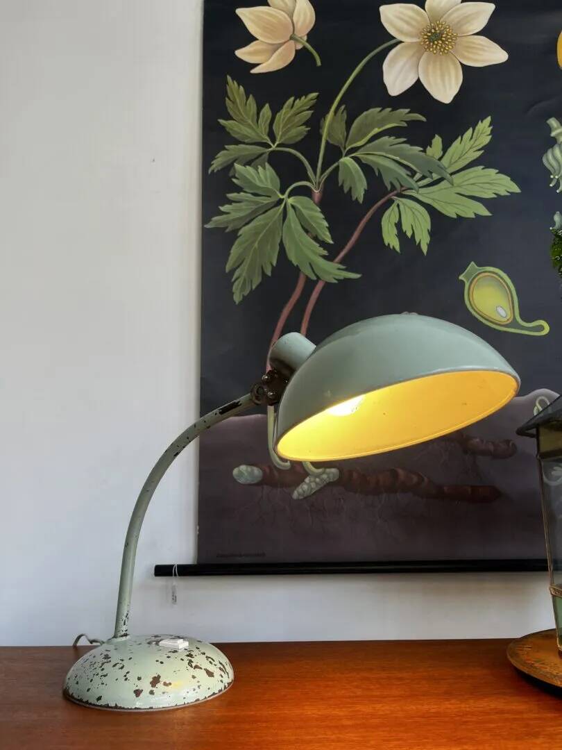 Lampe de bureau Bauhaus – vert pastel