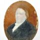 Miniature painted,  signature to identify nineteenth century man