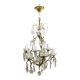 Cage Chandelier 6 Lights Bronze And Crystal