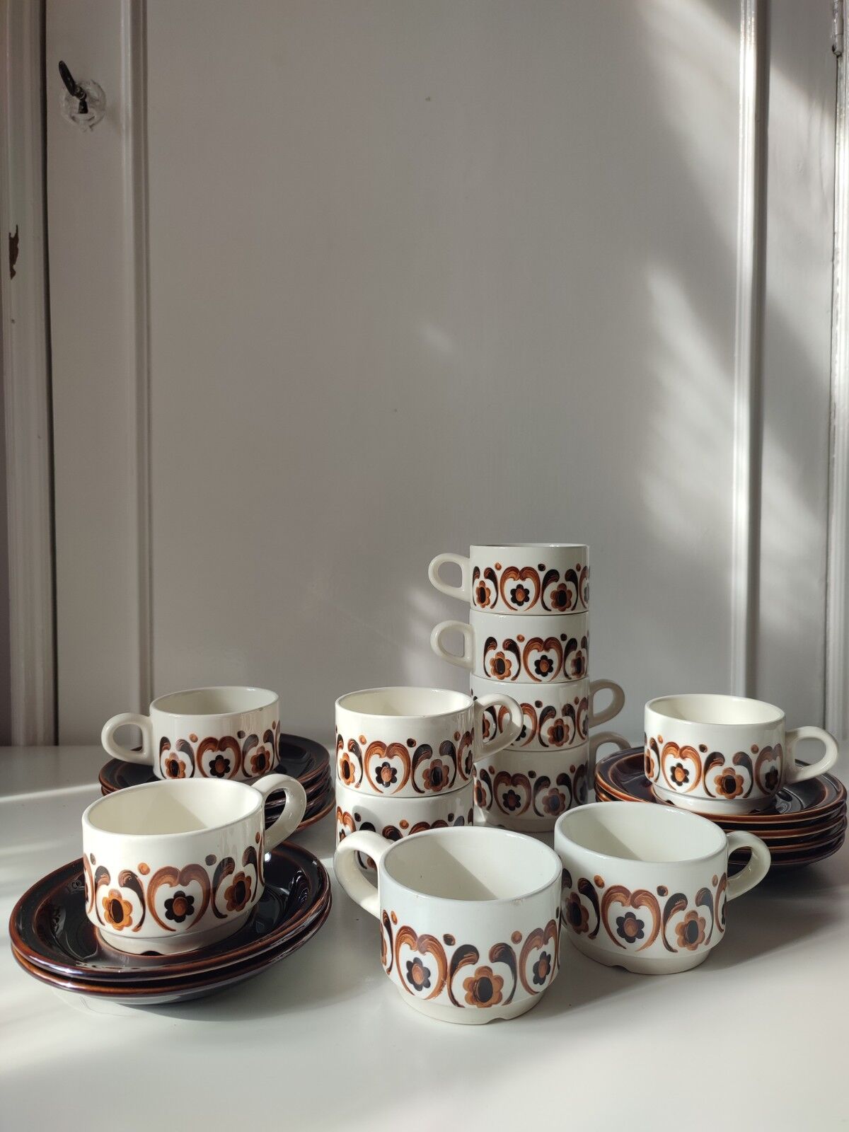 Vintage Gien coffee service