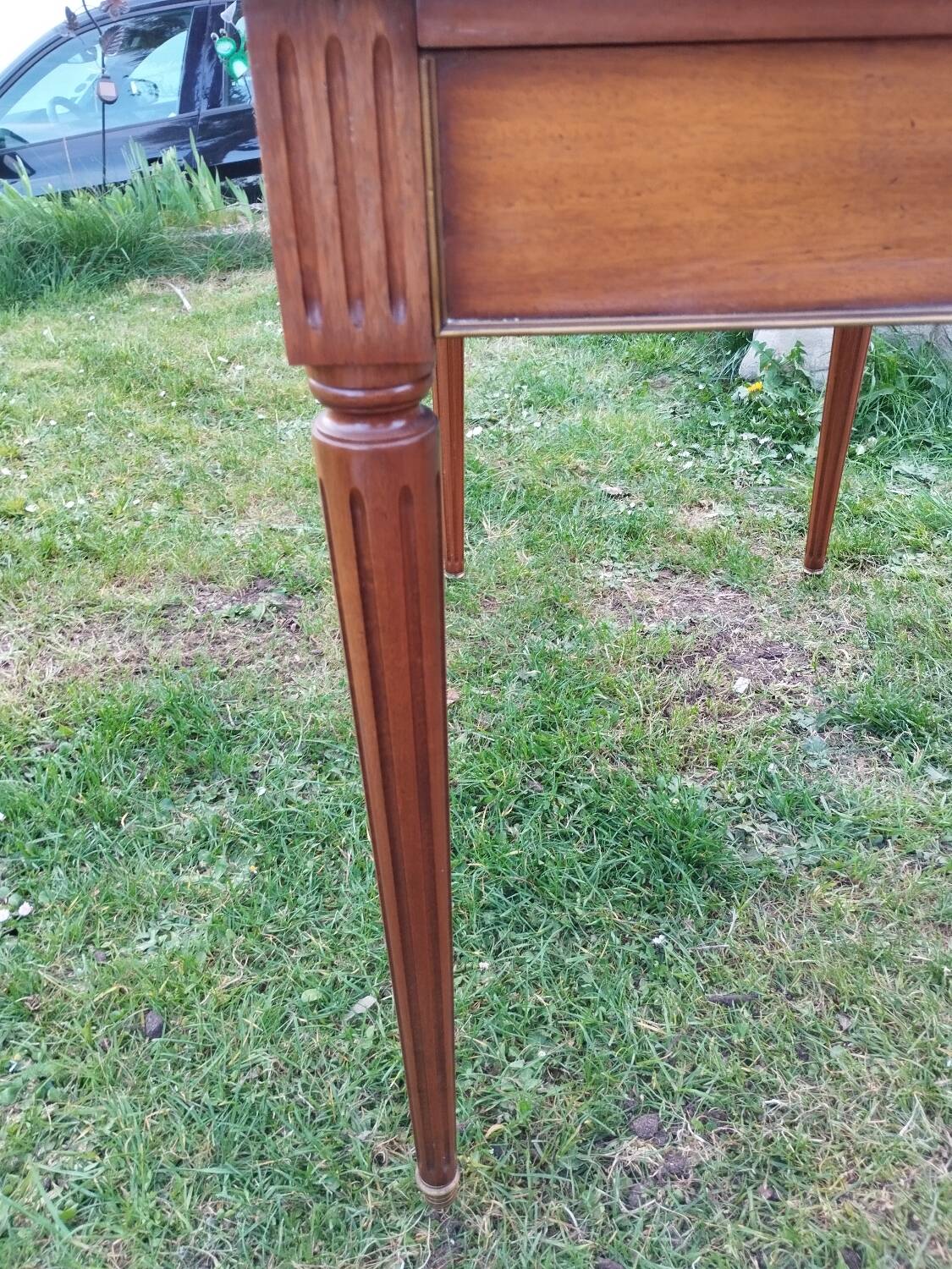 Antique Louis XVI style desk with drawers