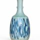 Japanese soliflore vase in ceramic Ofuke from Seto, signed Katō Tsuneji.