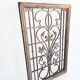Art Nouveau cast iron grille from the 1900s.