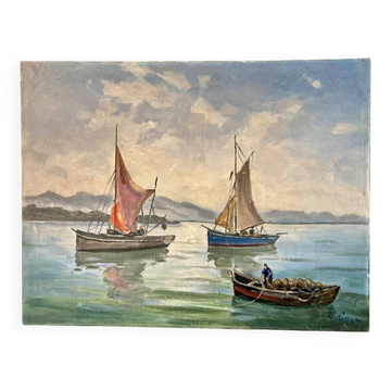 Tableau - Marine: fishing return - signature to identify