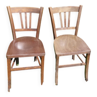 2 chaises bistrot