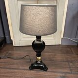 Lacquered wood lamp style Napoleon III