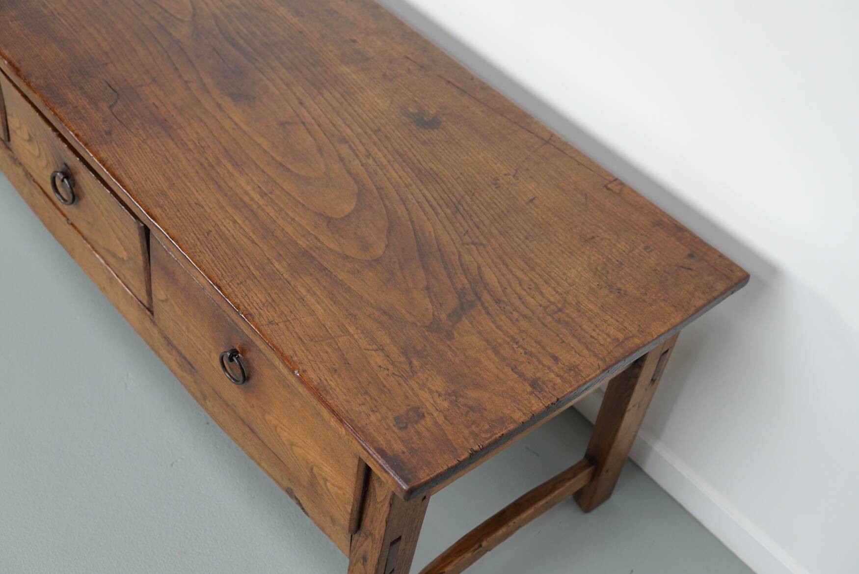 Spanish 18th Century Farmhouse Rustic Chestnut Coffee Table