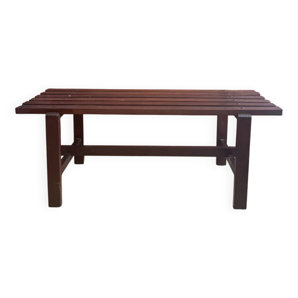 Banc en teck Ezio Longhi