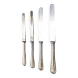 4 couteaux anciens gravés Christofle