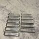 11 crystal knife rests. Vintage