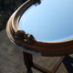 Oval mirror bevelled and Golden