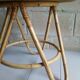 Extra roundtable in vintage rattan 50s