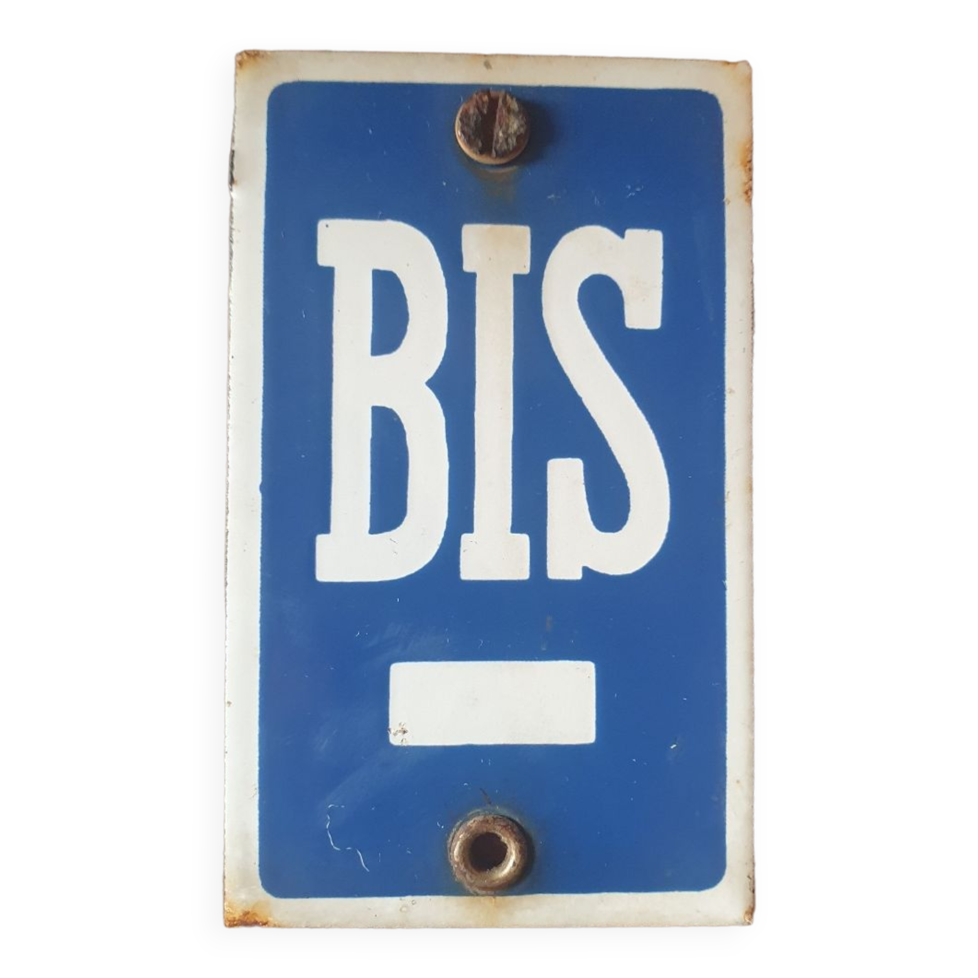 Enamelled plate Bis