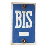 Enamelled plate Bis