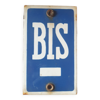 Enamelled plate Bis