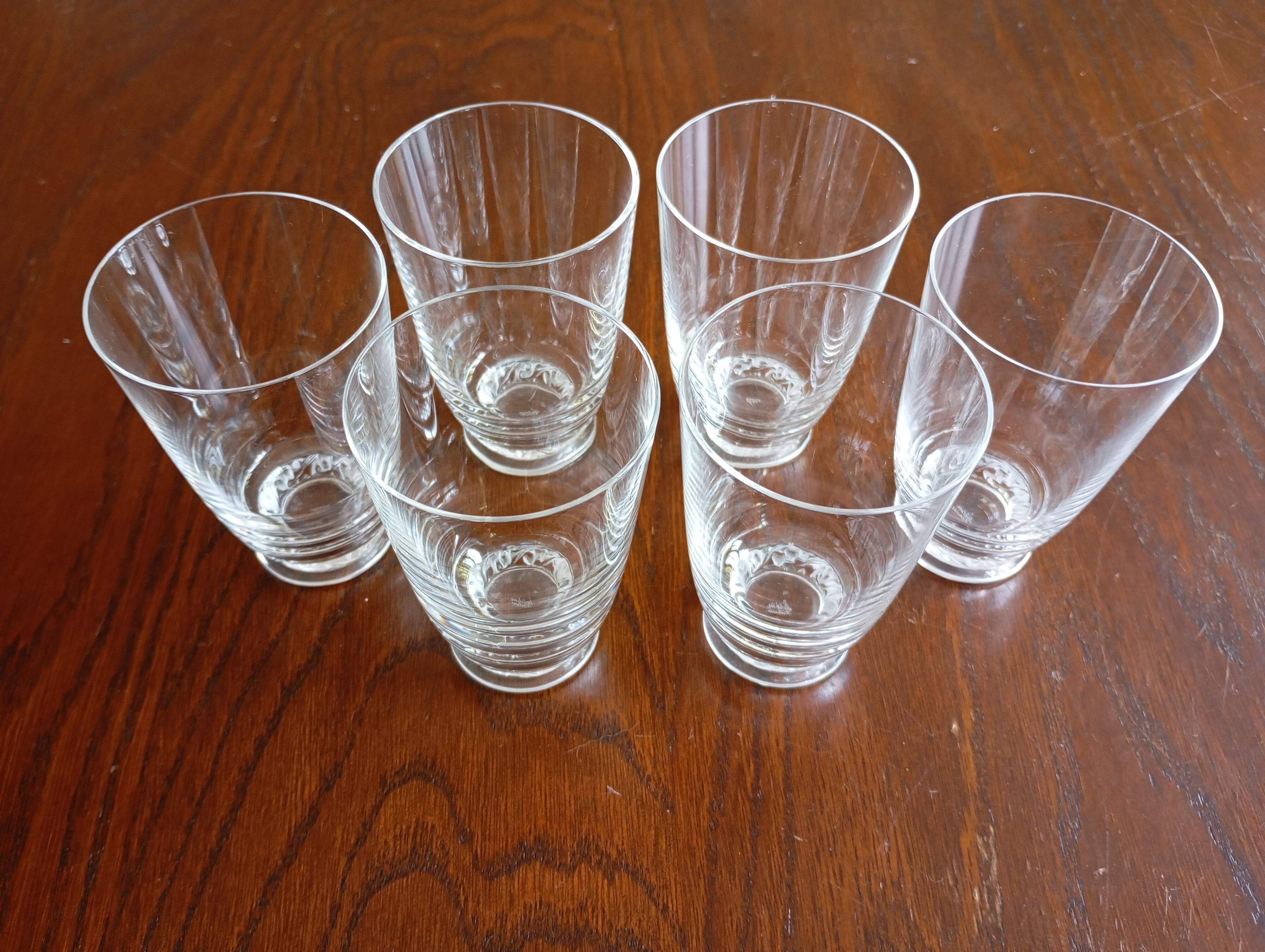 Port glasses 'Saint-Hubert' Lalique