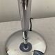 Design lamp in chromed metal and glass paste